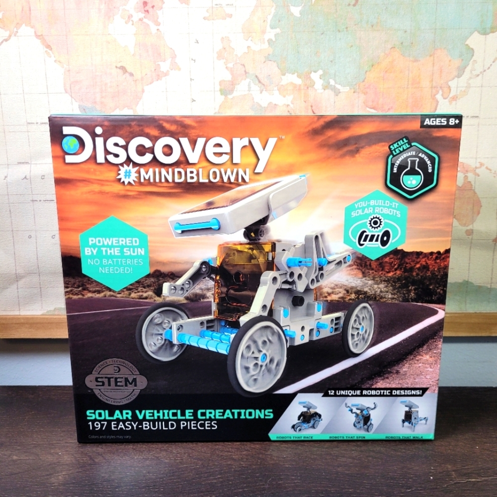 BRAND NEW Discovery #Mindblown Solar Vehicle Robot Science Kit Hands on Stem Toy